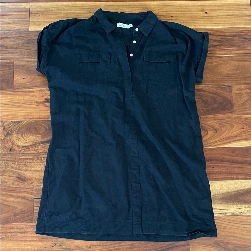Vineyard Vines Classic Black Shirt Dress